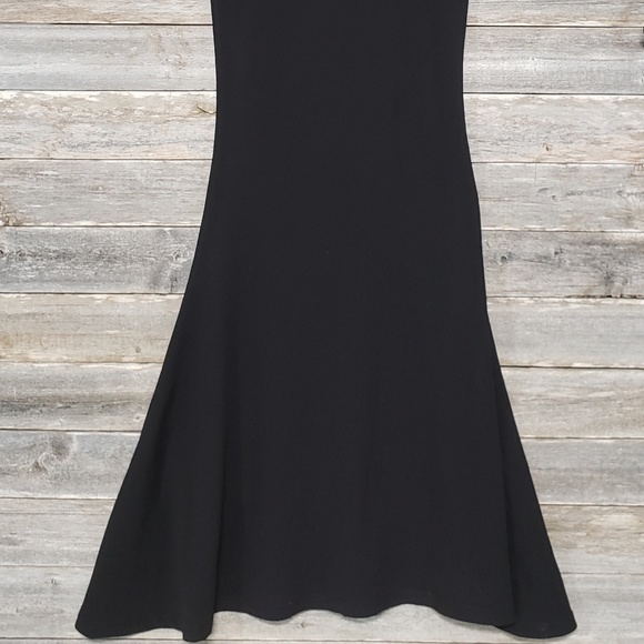 Xtaren Women's Black Floral Design Top Maxi Dress - Picture 2 of 3